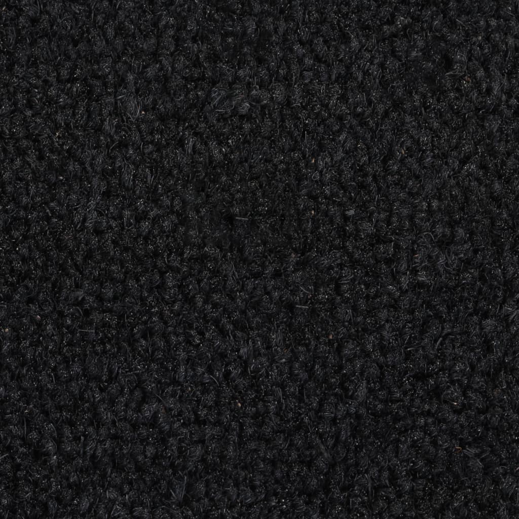 vidaXL Covoraș de ușă, negru, 60x90 cm, fibre de cocos