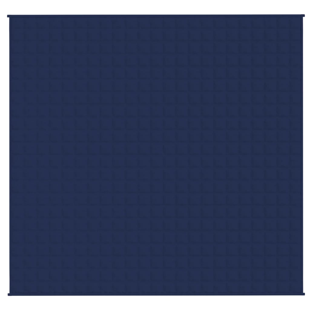 vidaXL Pătură cu greutăți, albastru, 220x235 cm, 15 kg, textil