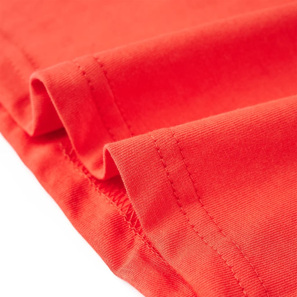 Tricou pentru copii cu mâneci scurte, roșu, 92