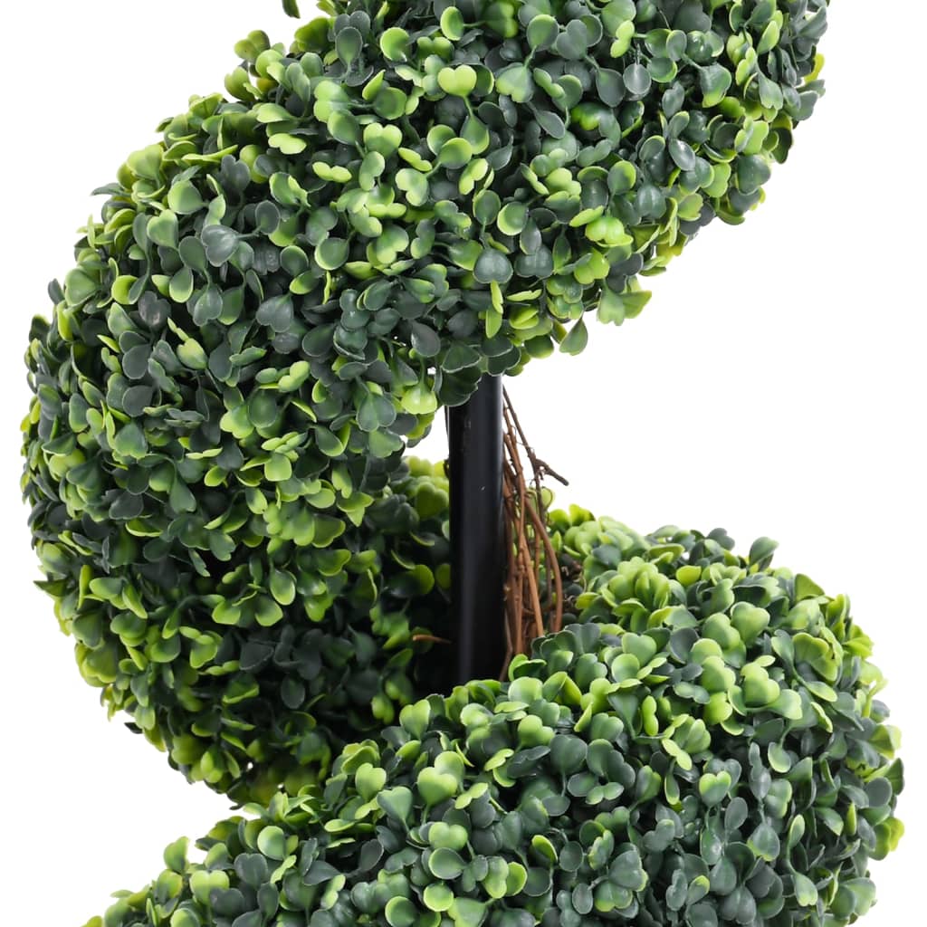 vidaXL Plantă artificială de cimișir cu ghiveci, verde, 117cm, spirală