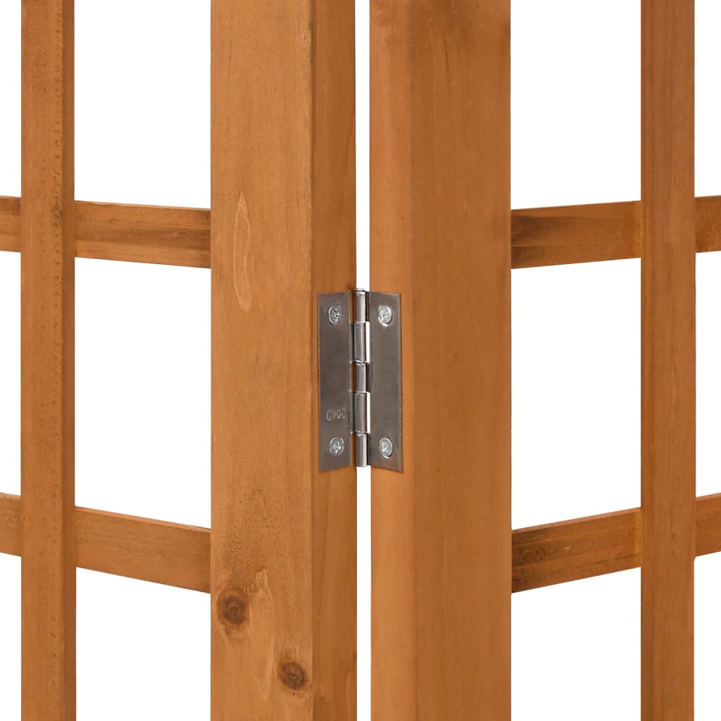 vidaXL Separator cameră cu 3 panouri, 121x180,5 cm, nuiele lemn brad