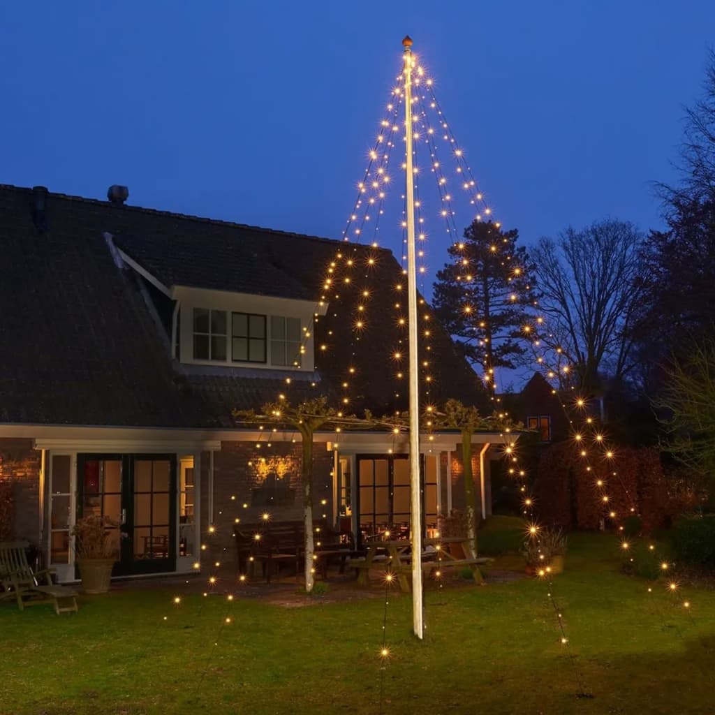 Ambiance Instalație de lumini de Crăciun de catarg 192 LED-uri 208 cm
