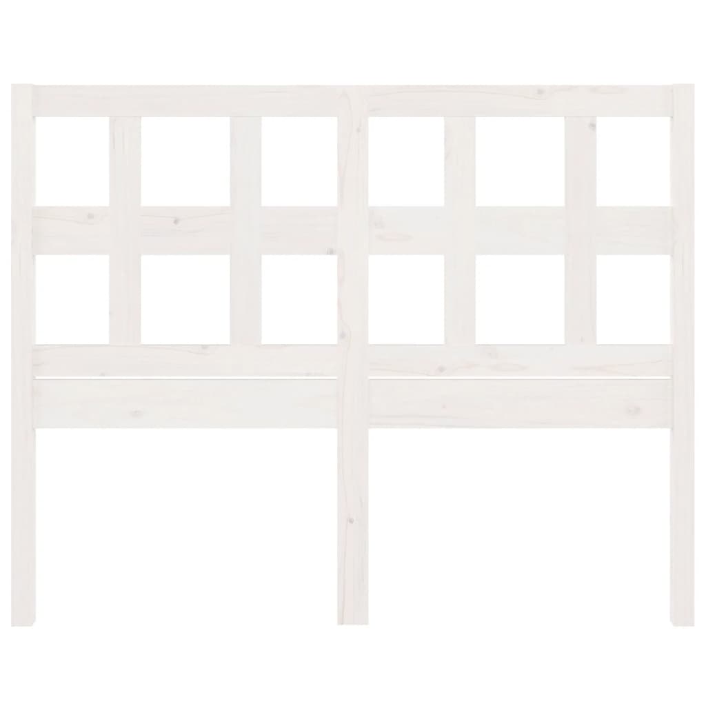 vidaXL Tăblie de pat, alb, 165,5x4x100 cm, lemn masiv de pin