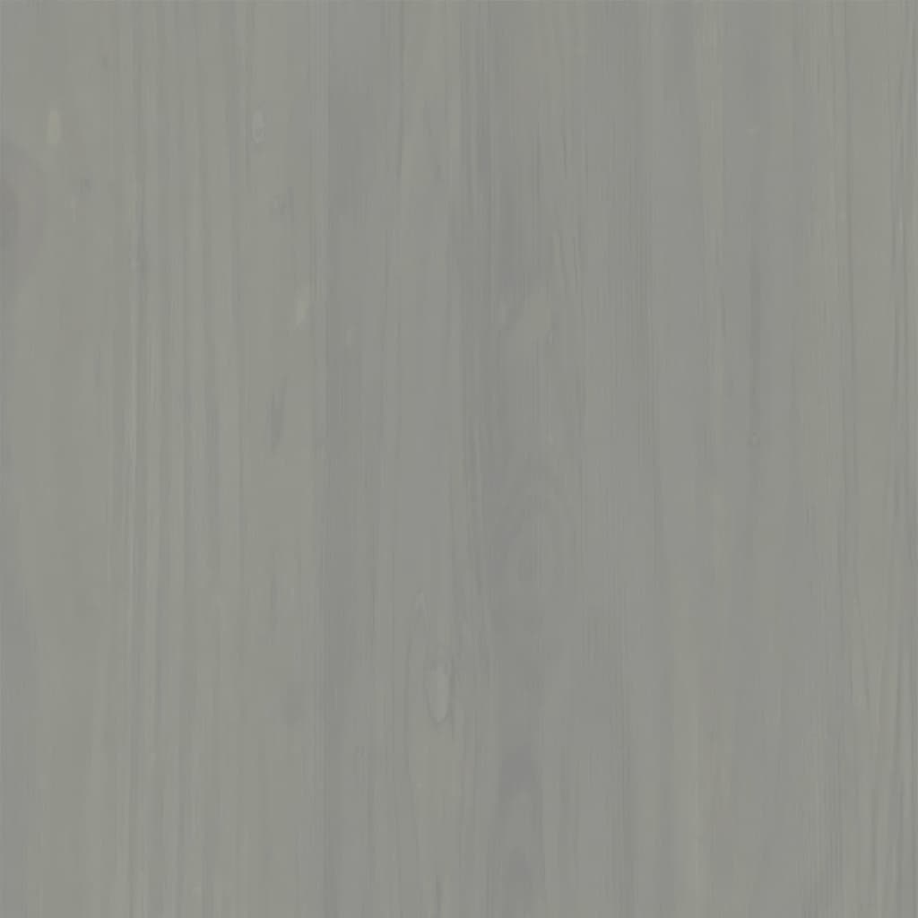 vidaXL Șifonier VIGO, gri, 90x55x176 cm, lemn masiv de pin