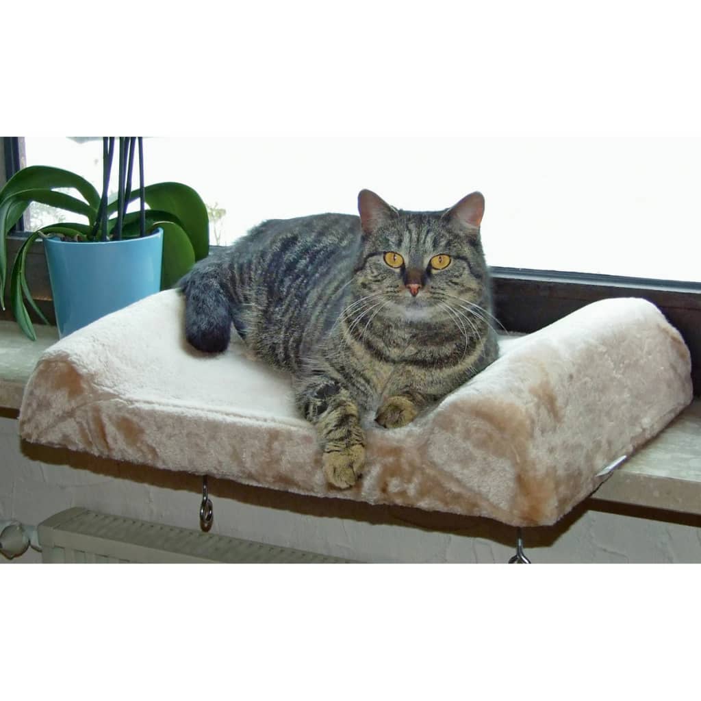 Kerbl Pat de pervaz pentru pisici, bej, 36x56 cm, 82656