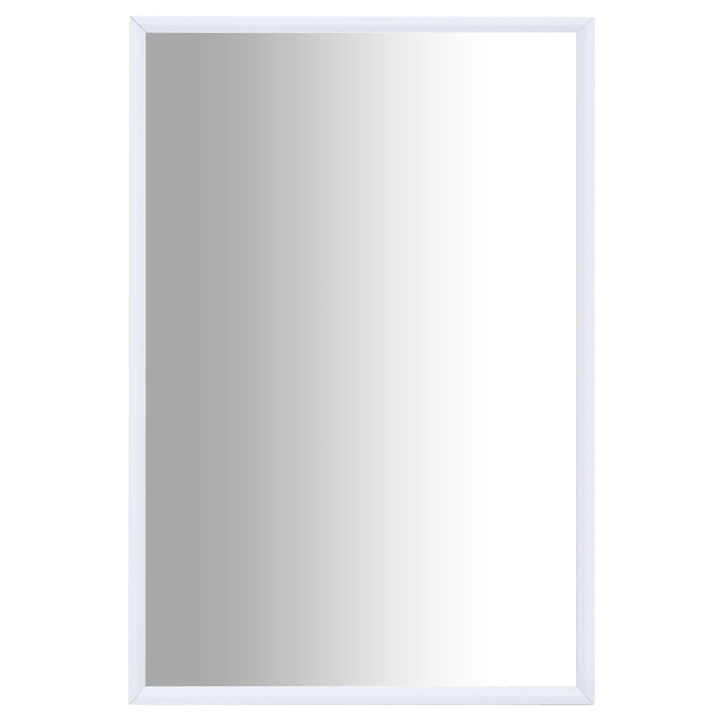 vidaXL Oglindă, alb, 60x40 cm