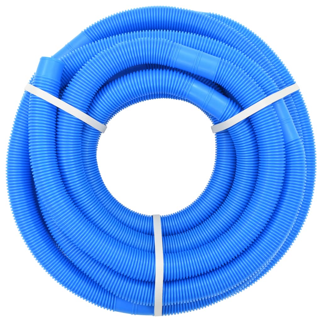 vidaXL Furtun de piscină, albastru, 38 mm, 15 m