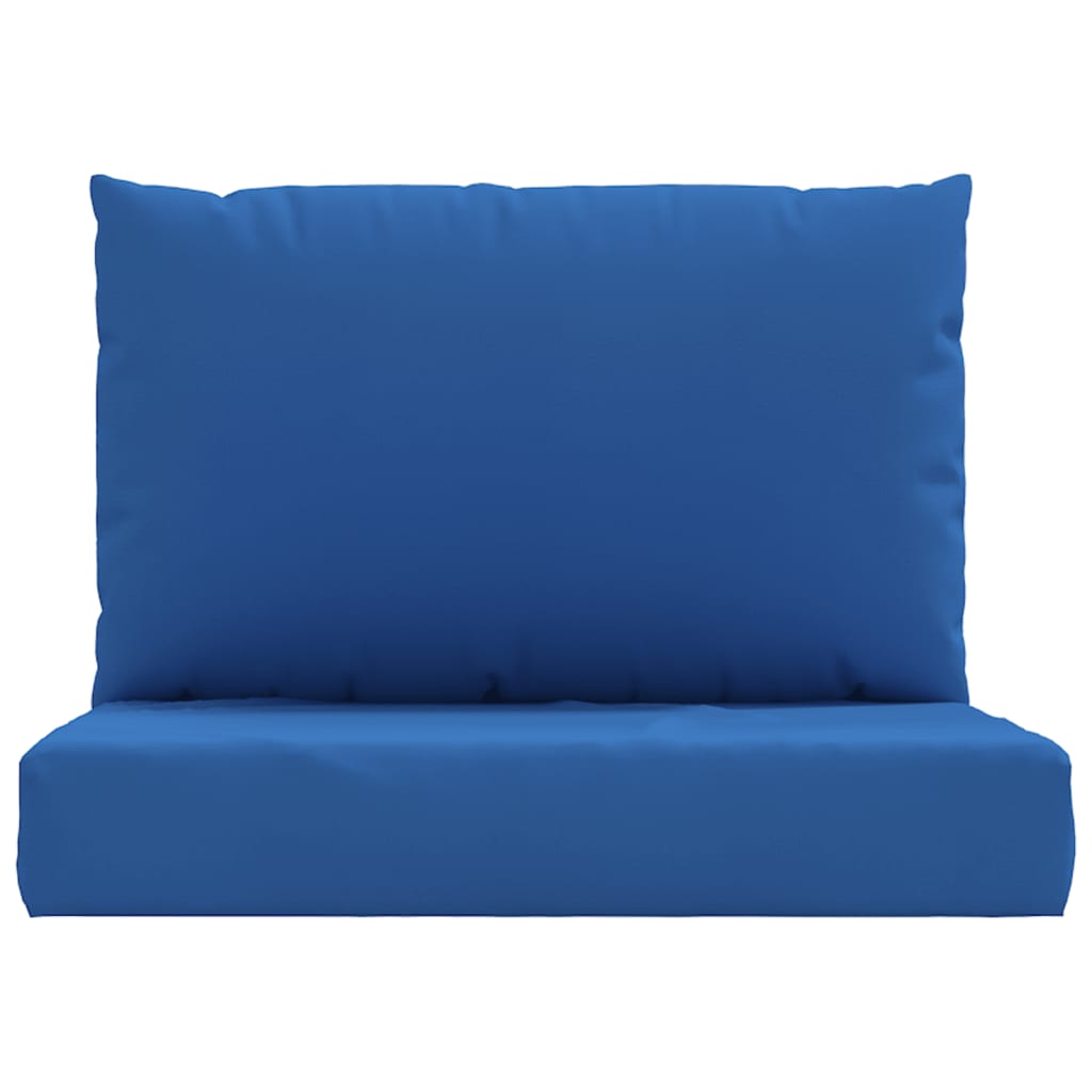 vidaXL Perne pentru canapea din paleți, 2 buc., albastru, textil