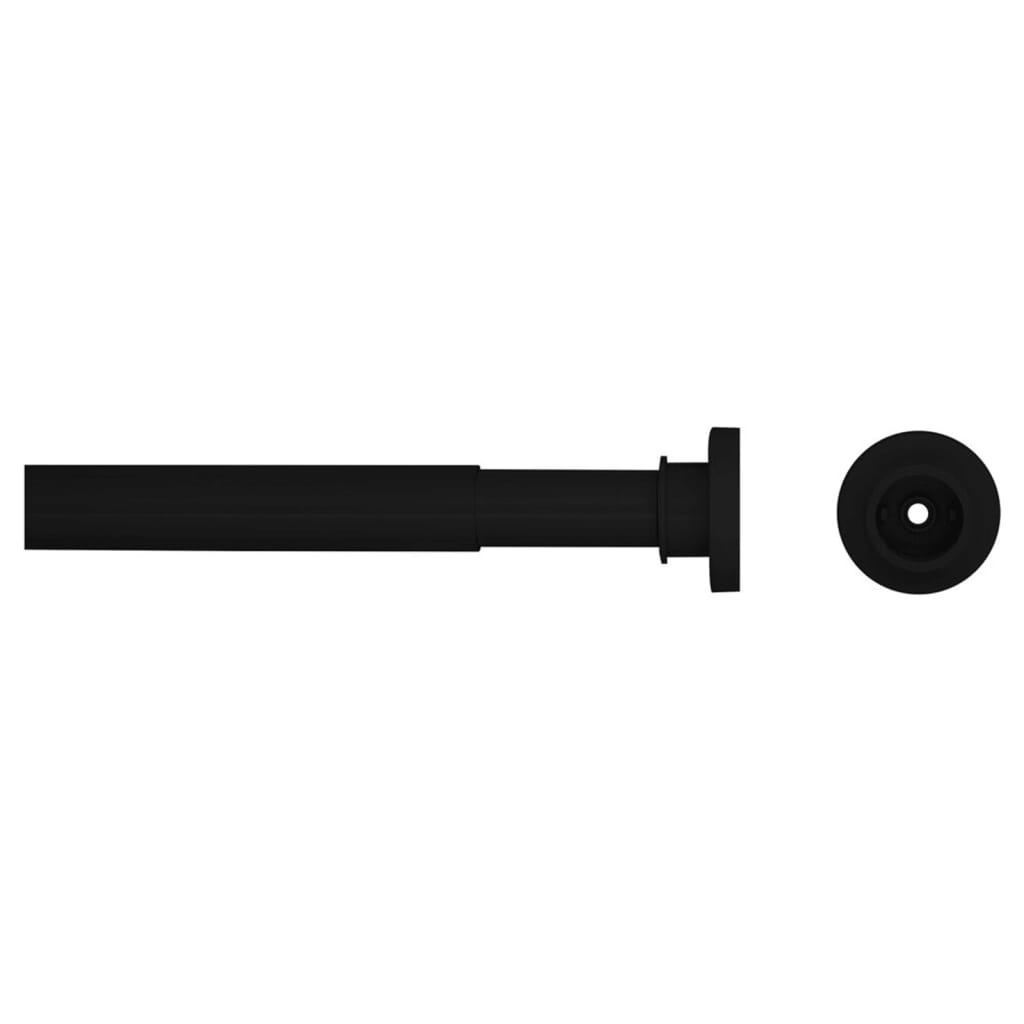 Sealskin Bară pentru perdea de duș telescopică, negru, 125-220 cm