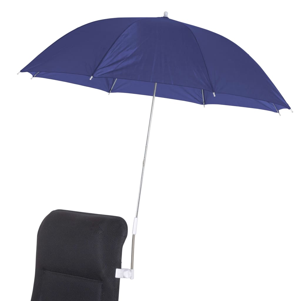 Bo-Camp Umbrelă universală pentru scaun, albastru, 106 cm