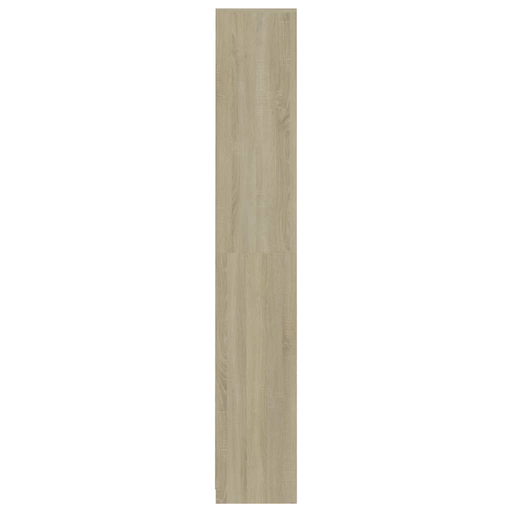 vidaXL Dulap de baie, stejar sonoma, 30x30x183,5 cm, PAL