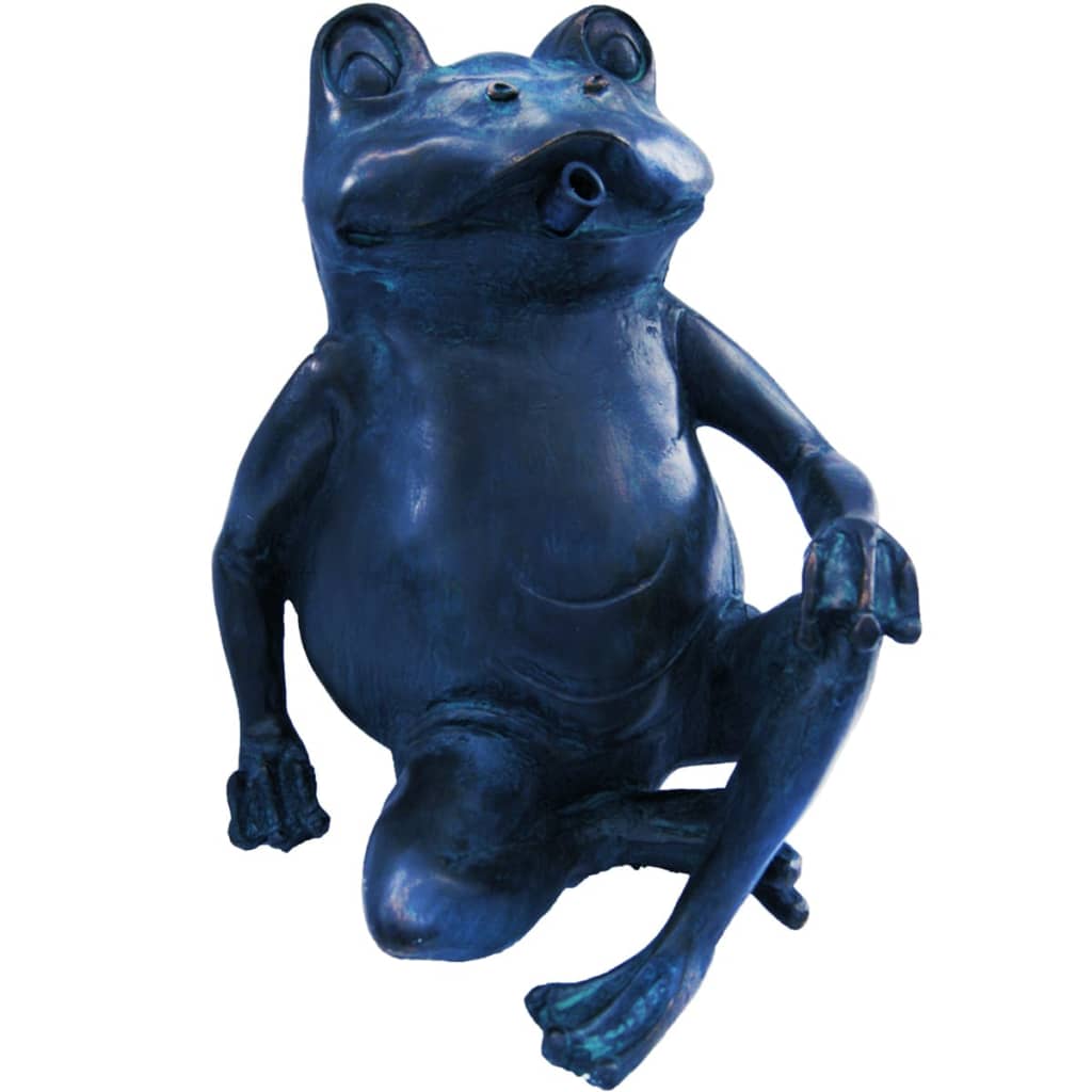 Ubbink Figurină de iaz cu joc de apă, broască, 20,5 cm, 1386073