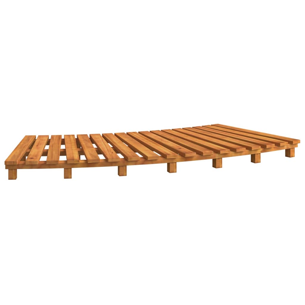 vidaXL Mobilier de împrejmuire spa, gri, poliratan și lemn de acacia
