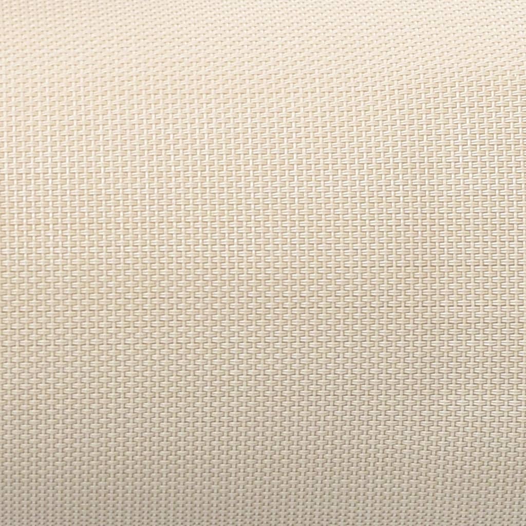 vidaXL Tetieră pentru șezlong, crem, 40 x 7,5 x 15 cm, textilenă