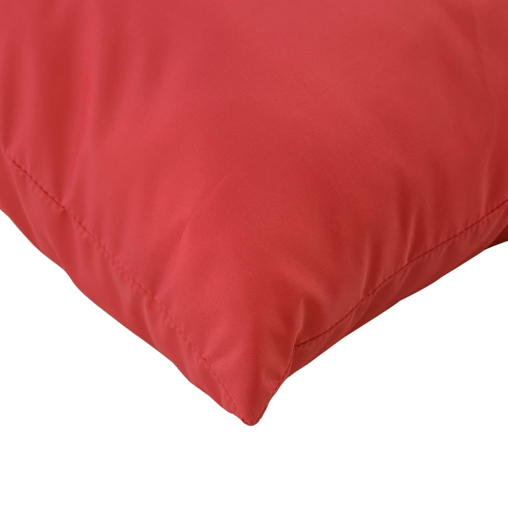 vidaXL Perne pentru canapea din paleți, 2 buc., roșu, textil