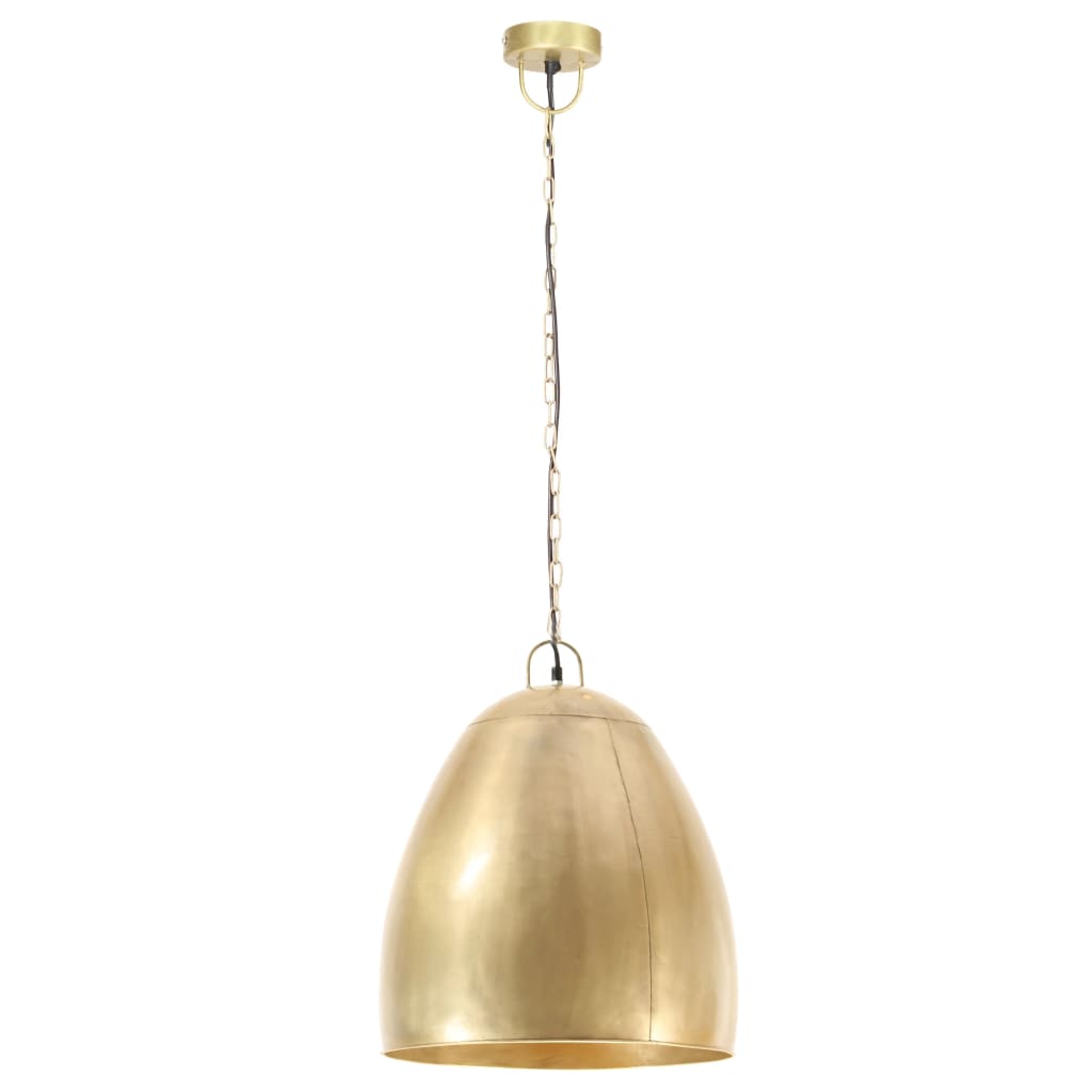 vidaXL Lampă suspendată industrială, 25 W, arămiu, 42 cm, E27, rotund