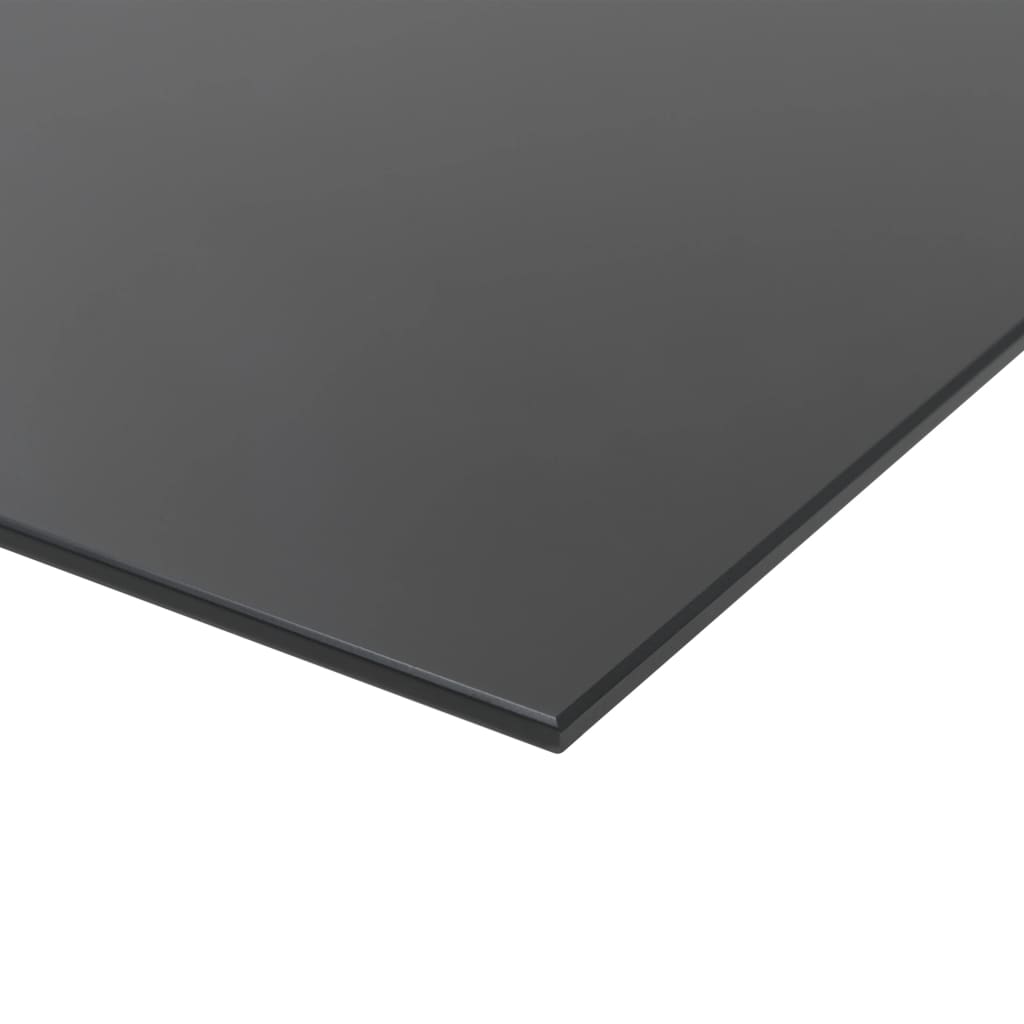 vidaXL Tablă neagră magnetică de perete, Sticlă 100x60 cm