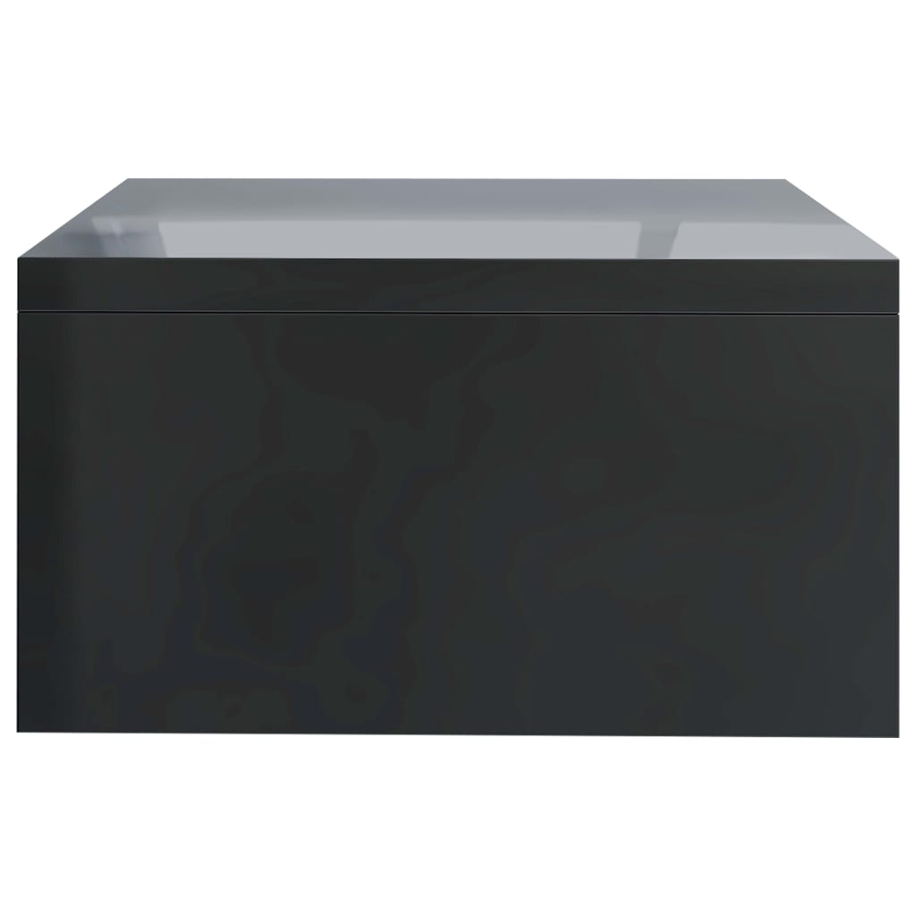 vidaXL Suport monitor, negru extralucios, 42 x 24 x 13 cm, PAL