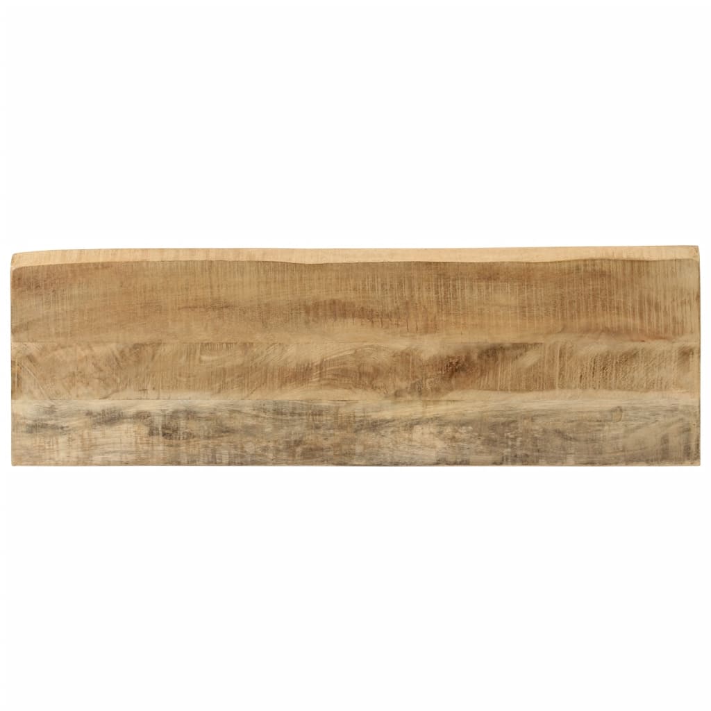 vidaXL Masă consolă, margini naturale, 105x33x76 cm, lemn masiv mango