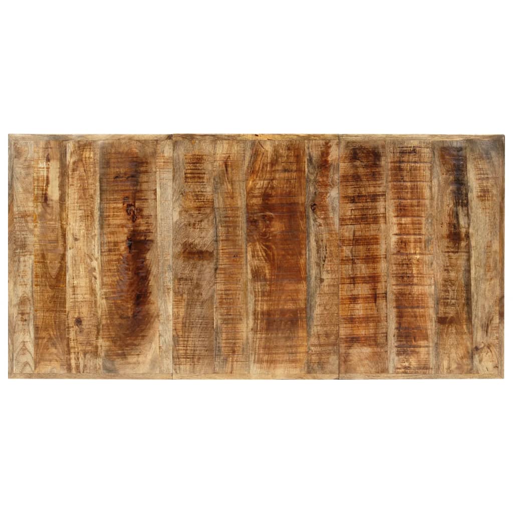 vidaXL Masă de bucătărie, 140 x 70 x 75 cm, lemn masiv mango brut