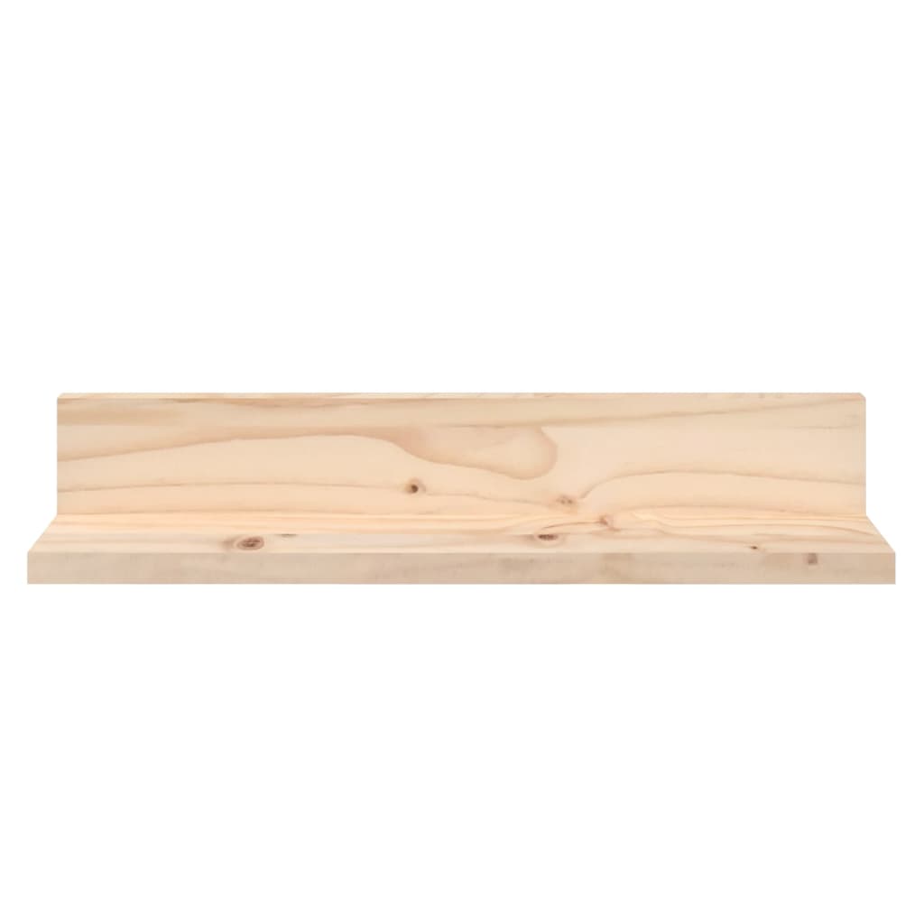 vidaXL Rafturi de perete, 2 buc., 50x11x9 cm, lemn masiv de pin