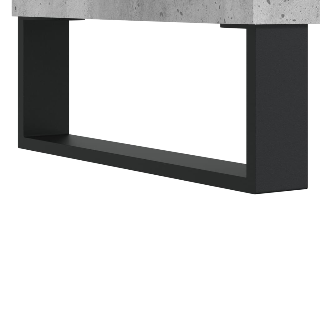 vidaXL Dulap înalt, gri beton, 57x35x90 cm, lemn compozit