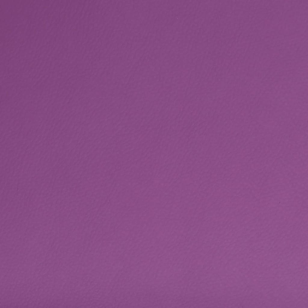 vidaXL Scaune de masă pivotante, 4 buc, violet, piele ecologică