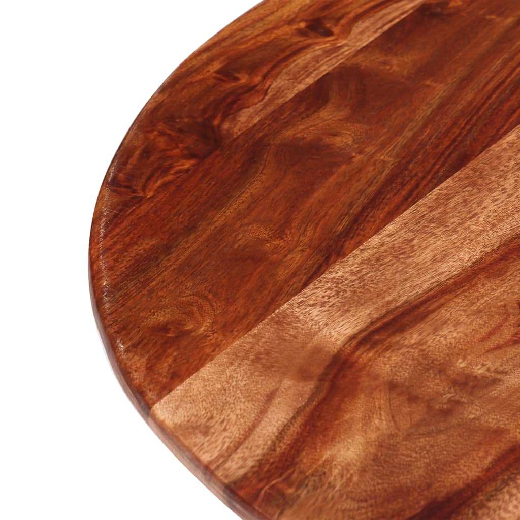vidaXL Masă de bucătărie, lemn masiv de sheesham, 120 x 77 cm