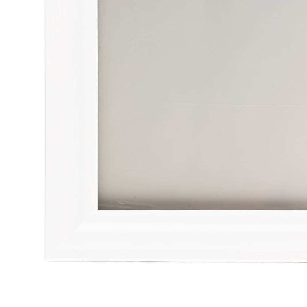vidaXL Rame foto colaj pentru perete/masă, 5 buc., alb, 70x90 cm, MDF