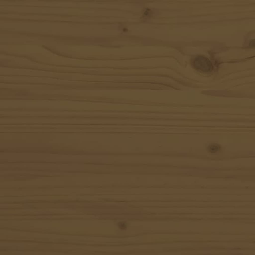 vidaXL Noptiere, 2 buc, maro miere, 40x34x55 cm, lemn masiv de pin