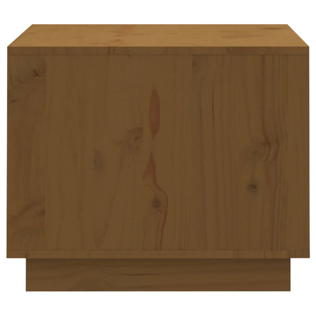 vidaXL Măsuță de cafea, maro miere, 120x50x40,5 cm, lemn masiv de pin