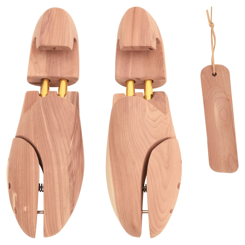 vidaXL Dispozitiv lărgire pantofi încălțător EU 42-43 lemn masiv cedru