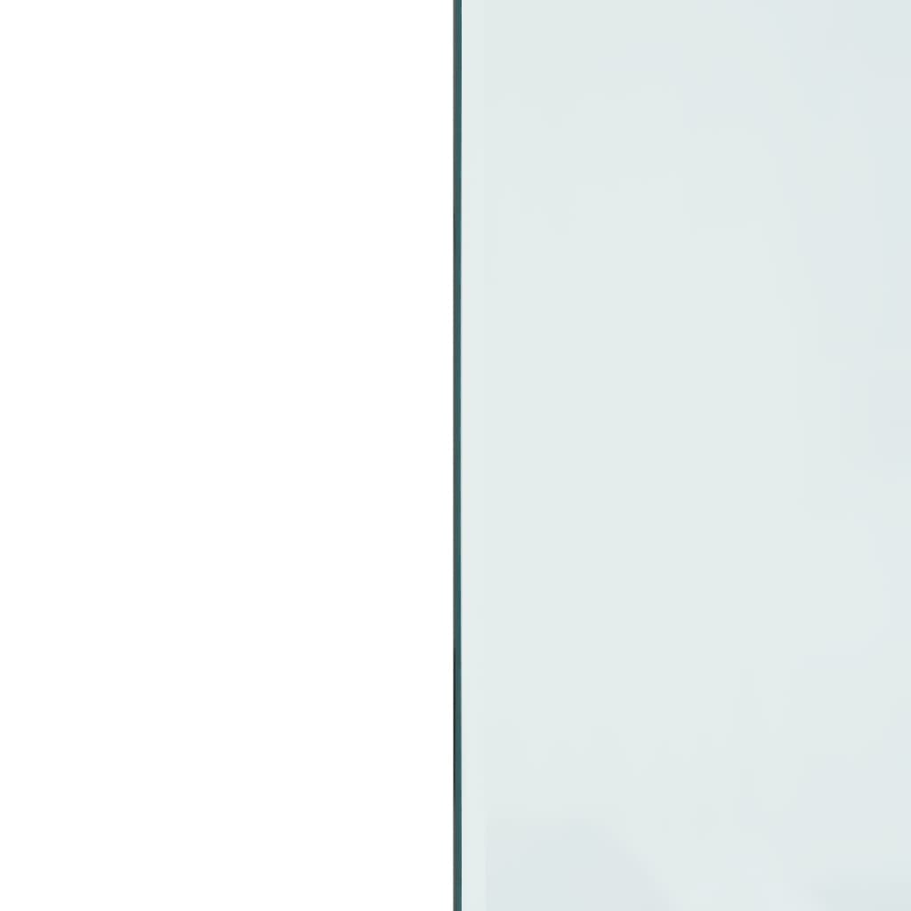 vidaXL Placă de sticlă pentru șemineu, dreptunghiulară, 100x60 cm