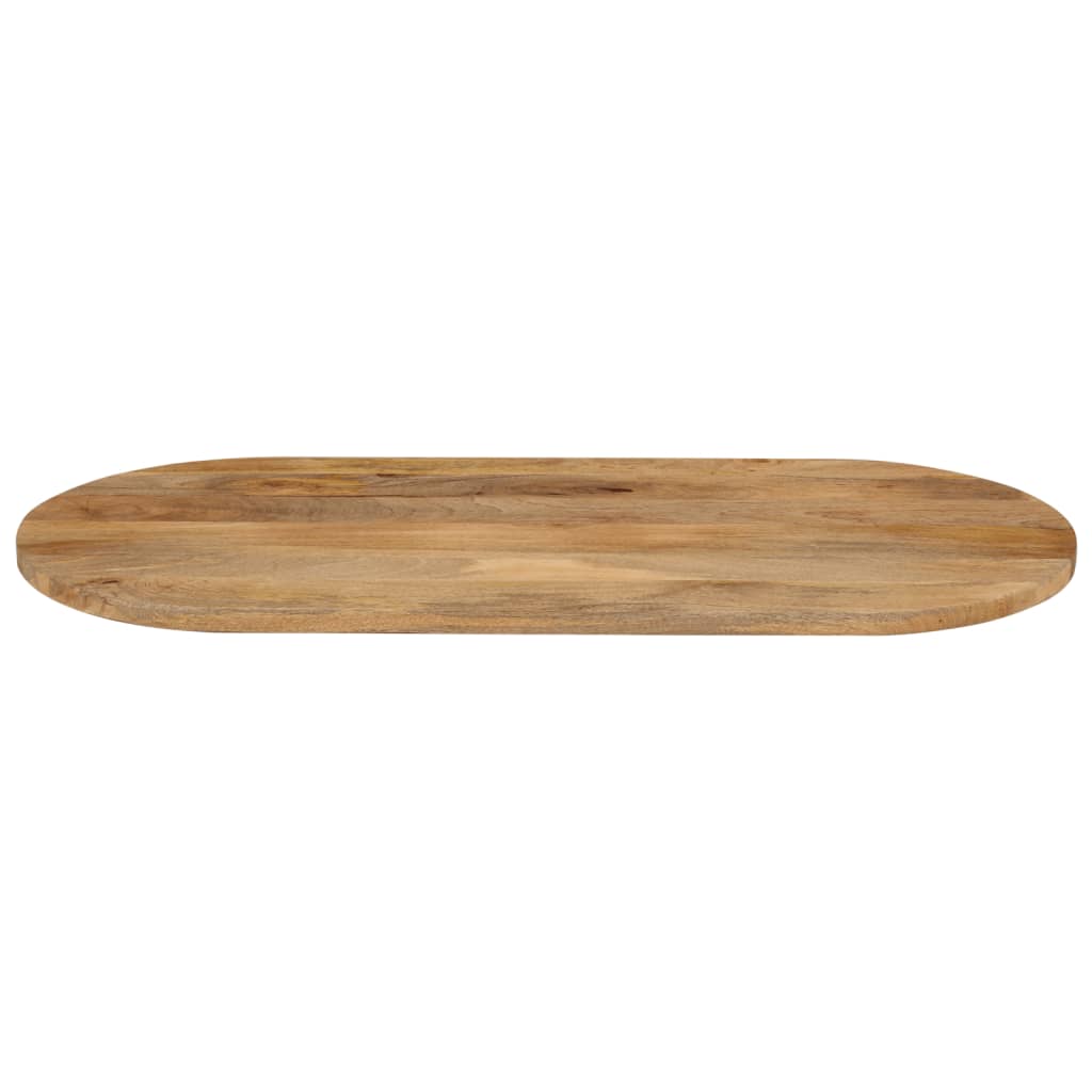 vidaXL Blat de masă oval, 80x40x3,8 cm, lemn masiv de mango