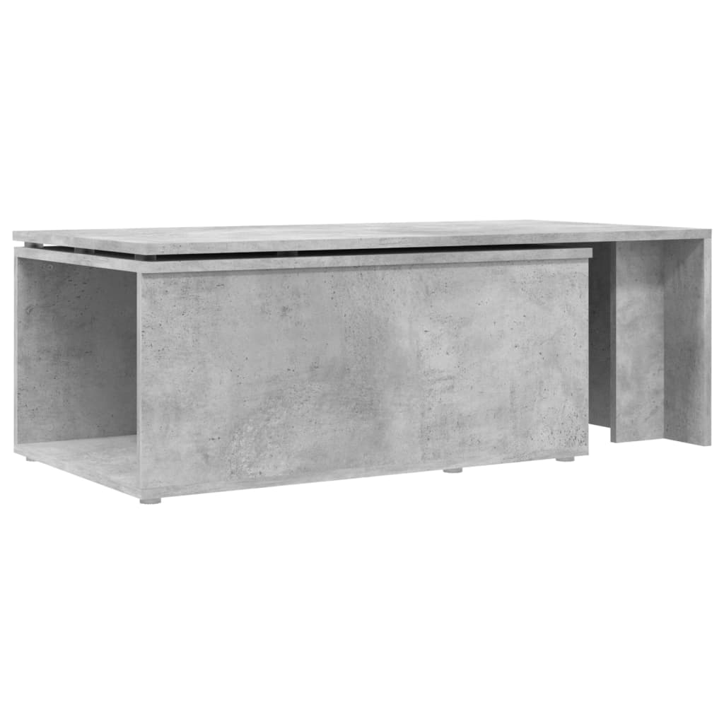vidaXL Măsuță de cafea, gri beton, 150 x 50 x 35 cm, PAL