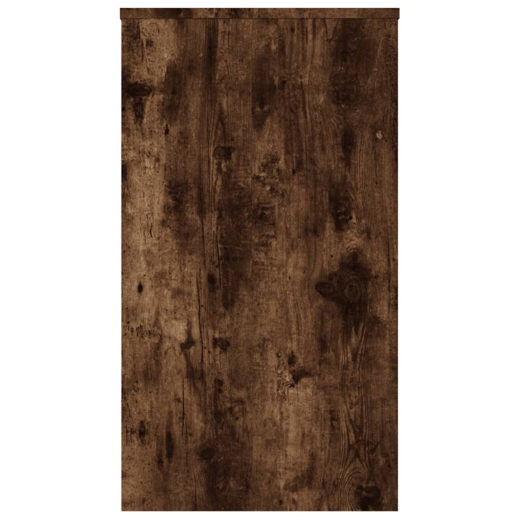 vidaXL Birou, stejar fumuriu, 90x40x72 cm, lemn prelucrat