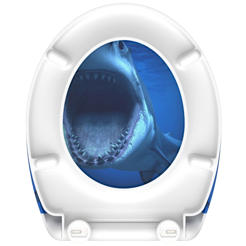 SCHÜTTE Capac toaletă eliberare rapidă / silențios "SHARK"