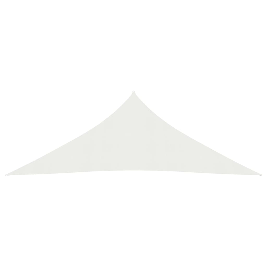 vidaXL Pânză parasolar, alb, 4,5x4,5x4,5 m, HDPE, 160 g/m²