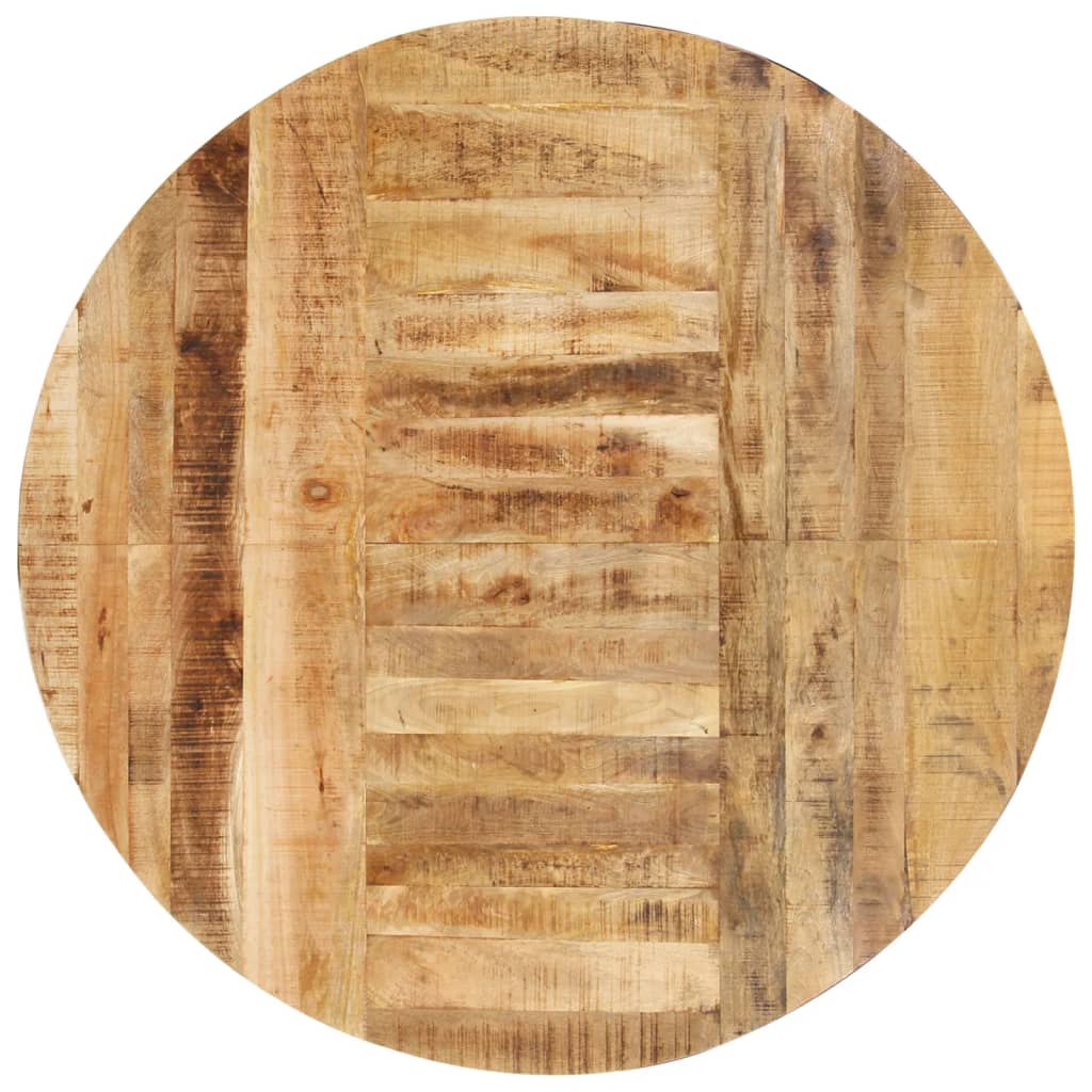 vidaXL Masă de bucătărie, 175x75 cm, lemn de mango nefinisat, rotundă