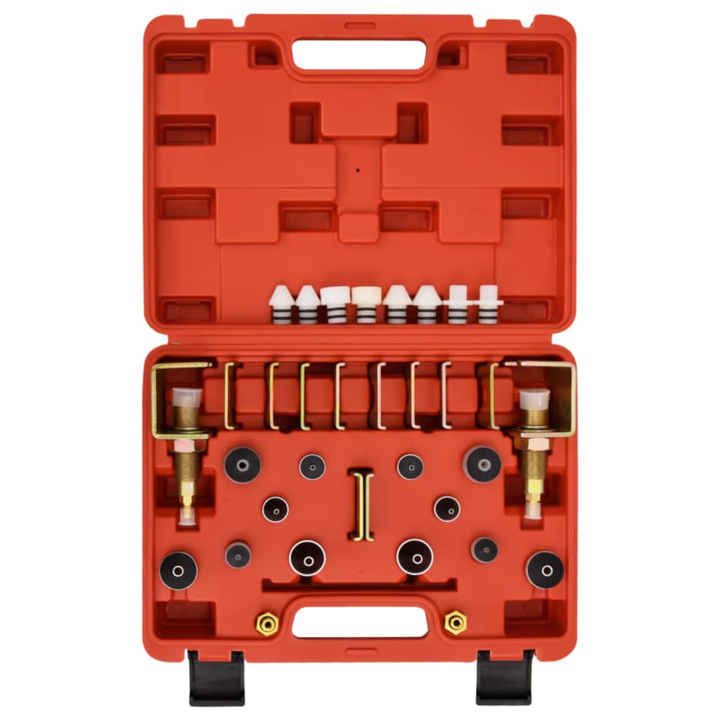 vidaXL Set detector de scurgeri pentru aer condiționat roșu 36x27x9 cm