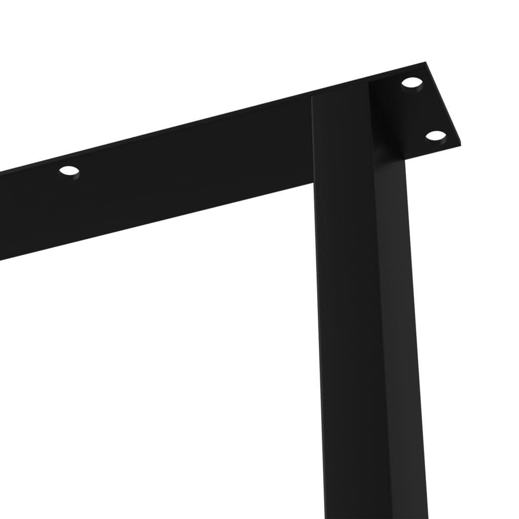 vidaXL Picioare de masă cu cadru în formă de O, 2 buc., 70 x 72 cm
