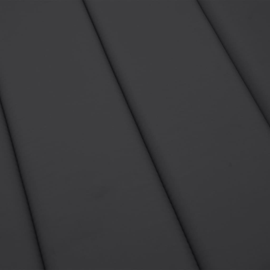 vidaXL Pernă de șezlong, negru, 200x60x3 cm, textil oxford