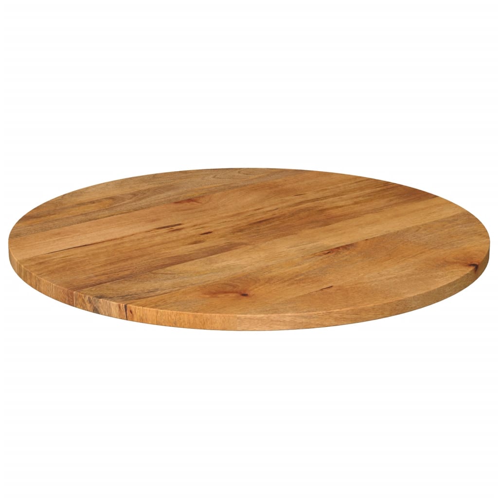 vidaXL Blat de masă rotund, Ø 70x3,8 cm, lemn masiv de mango brut