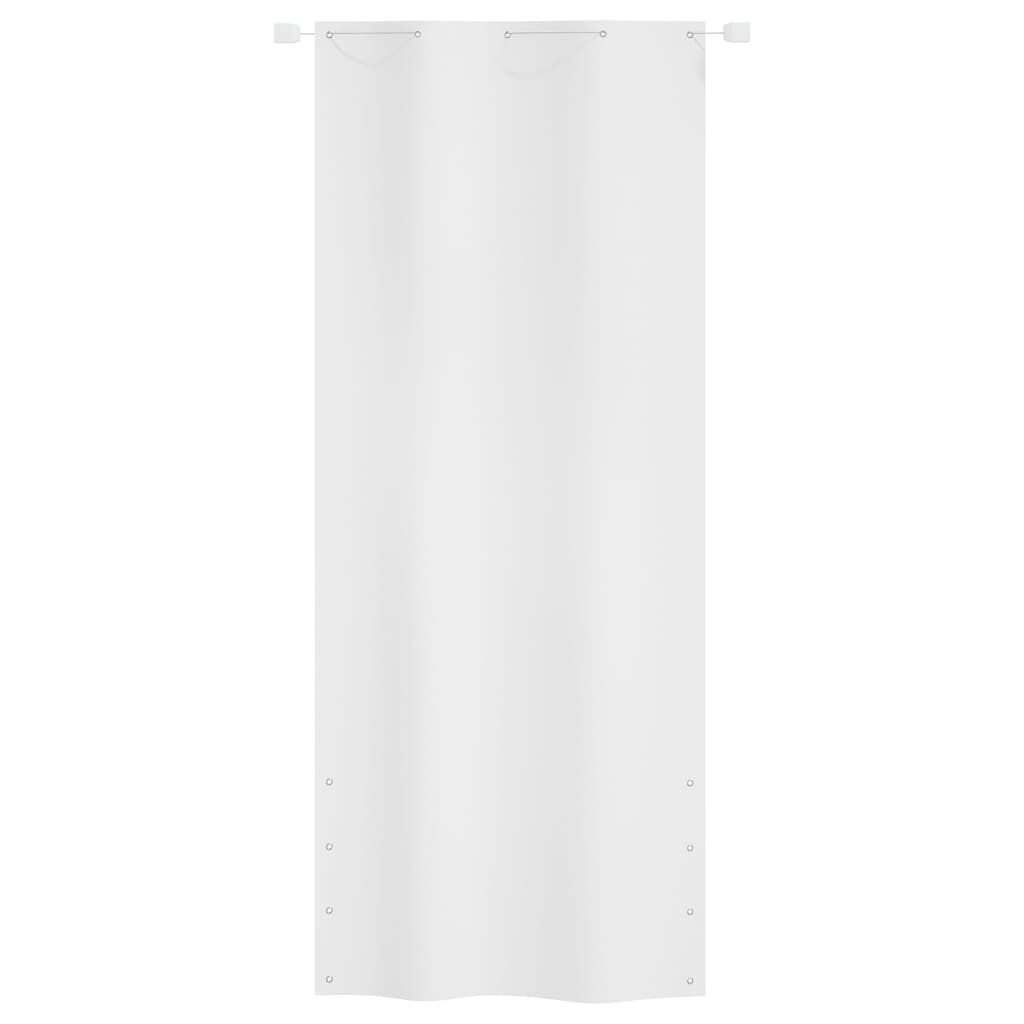 vidaXL Paravan de balcon, alb, 100 x 240 cm, țesătură oxford
