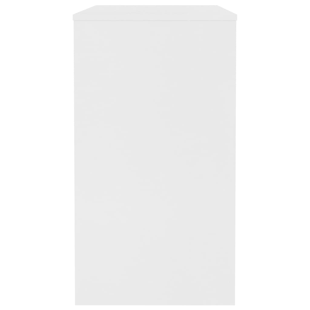 vidaXL Birou, alb, 90x40x72 cm, lemn prelucrat