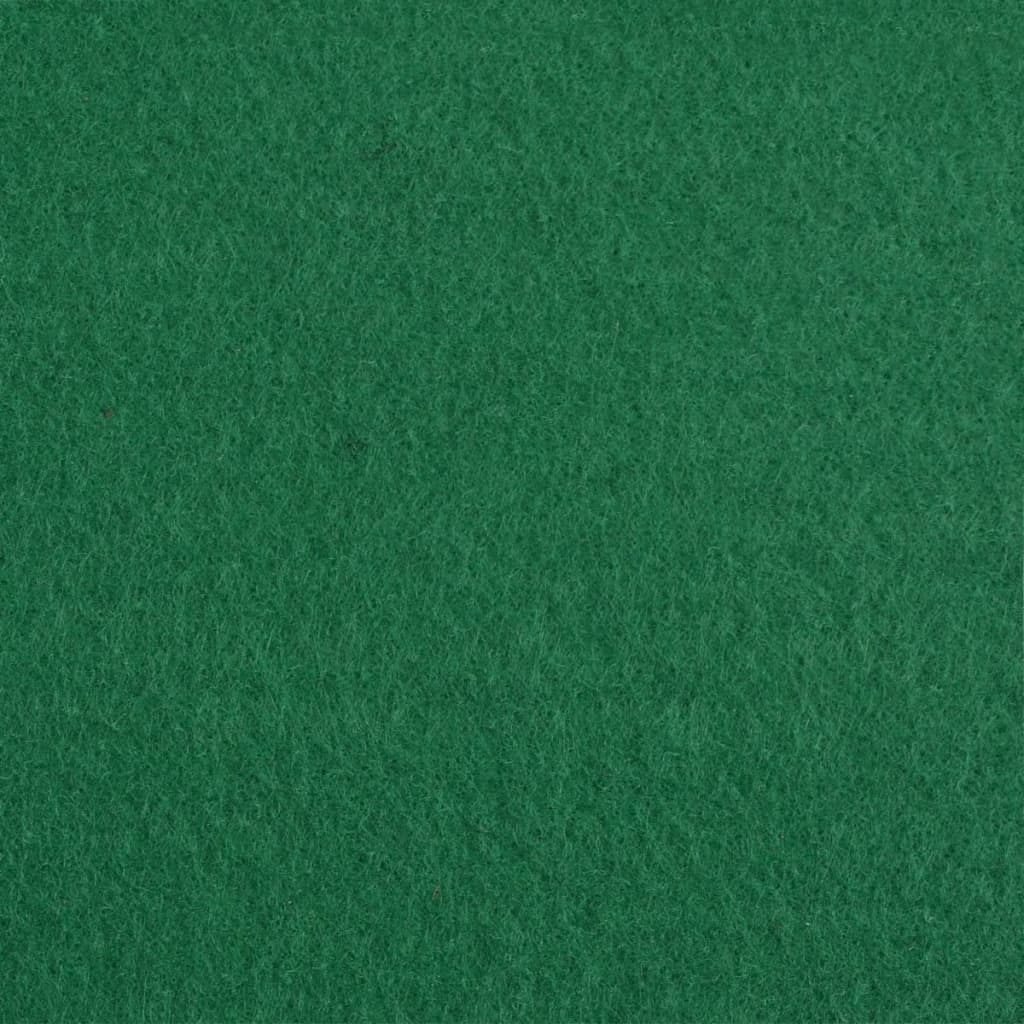 vidaXL Covor pentru expoziții simplu, verde, 1,2x12 m