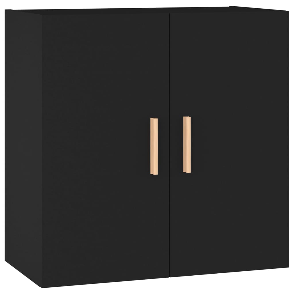 vidaXL Dulap de perete, negru, 60x30x60 cm, lemn prelucrat