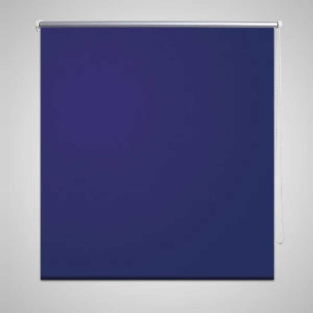 Jaluzea tip rulou opacă, 60x120, cm, bleumarin / albastru