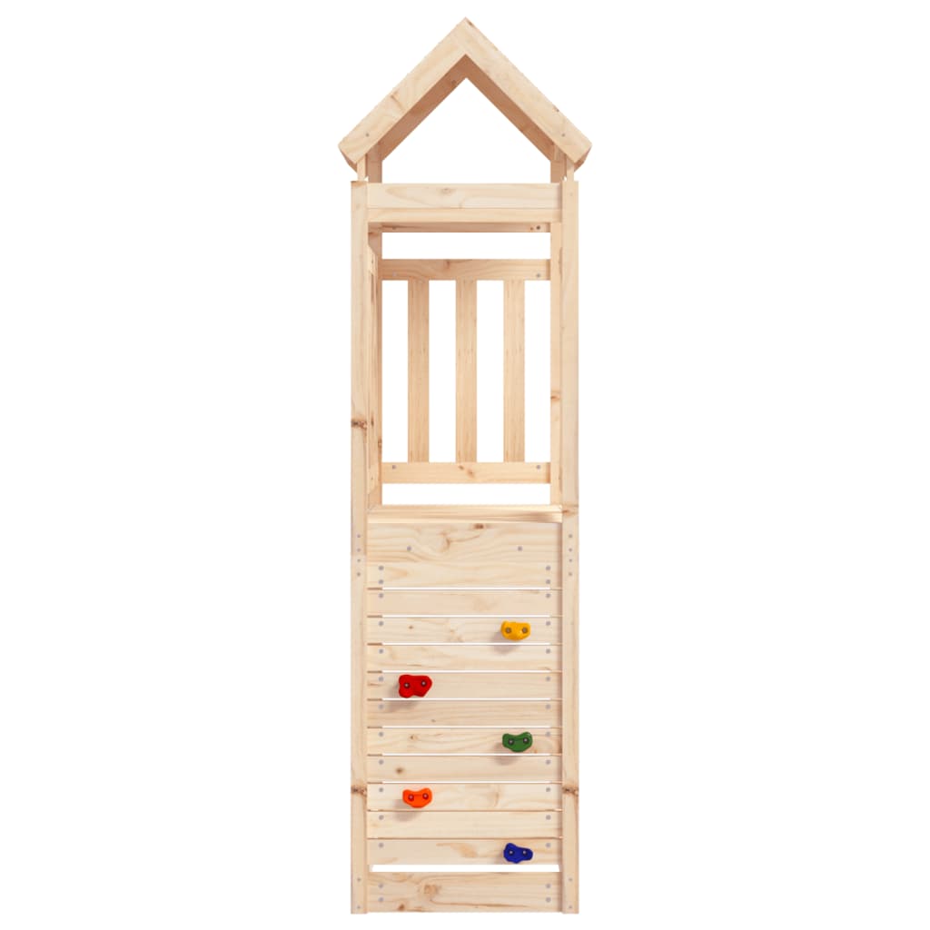 vidaXL Turn joacă cu perete cățărare, 53x110x214 cm, lemn masiv de pin