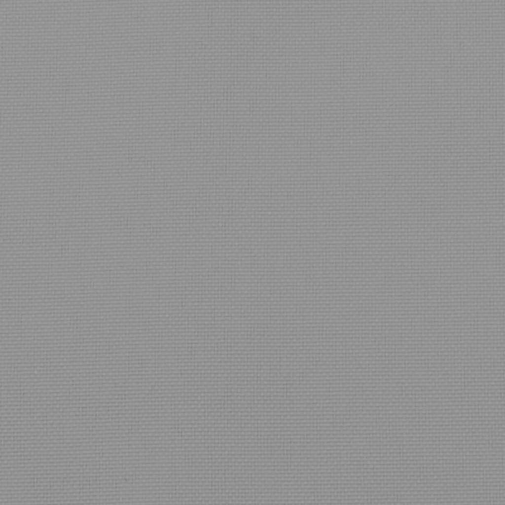 vidaXL Perne de scaun, 2 buc., gri, 50x50x7 cm, textil oxford